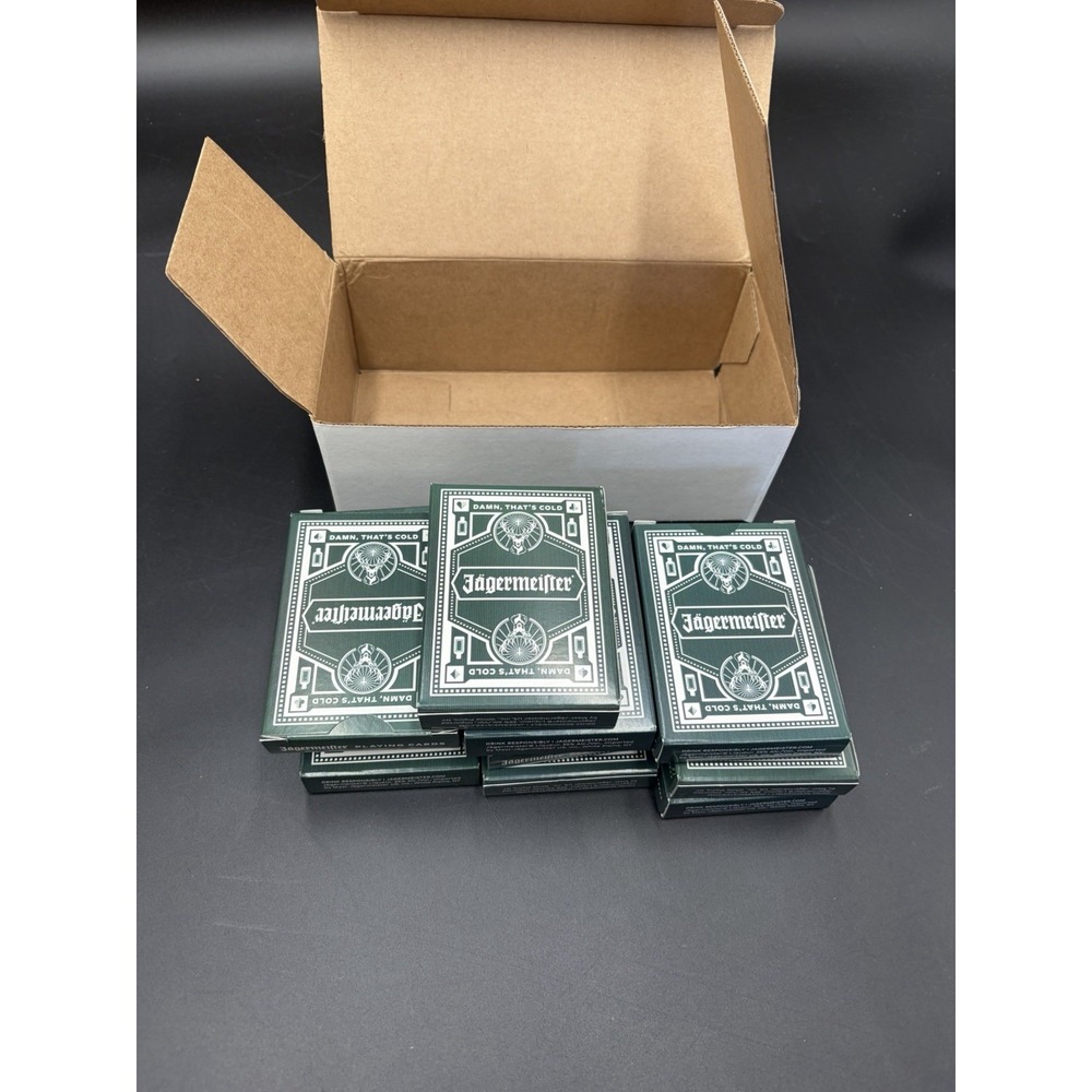 Playing Cards 10 Pack Jagermeister Decks of Cards Poker Cards Set Standard